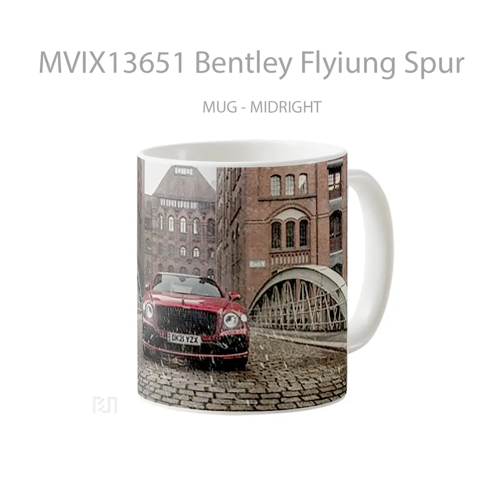 Mug Bentley Flyiung Spur Cangkir Mobil - All-side / Desain
