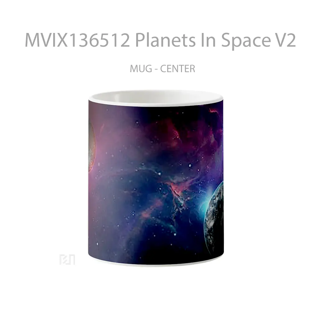 Mug Planets In Space V2 Gelas Astronomi