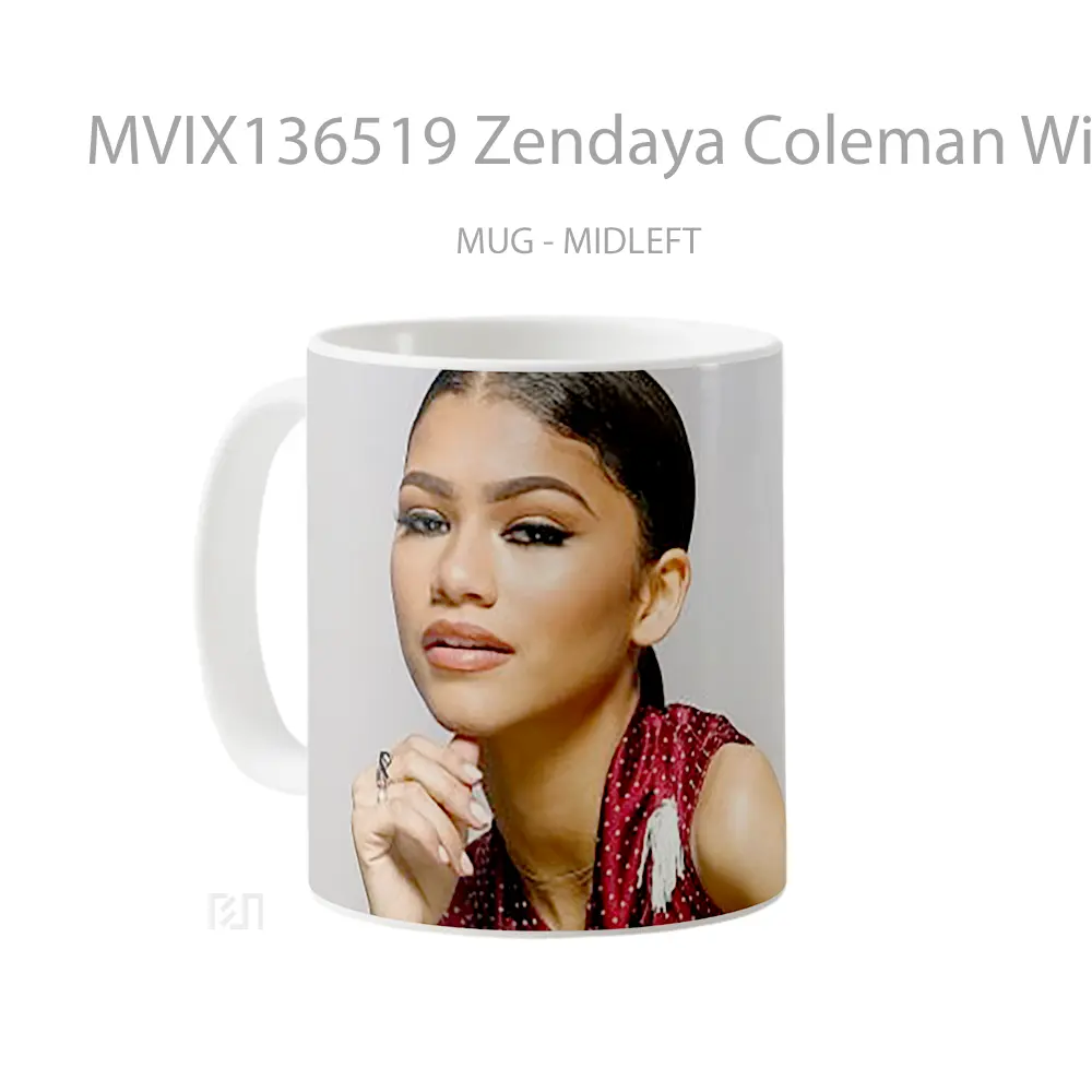 Mug Zendaya Coleman With Makeup Gelas Selebriti - All-side / Desain