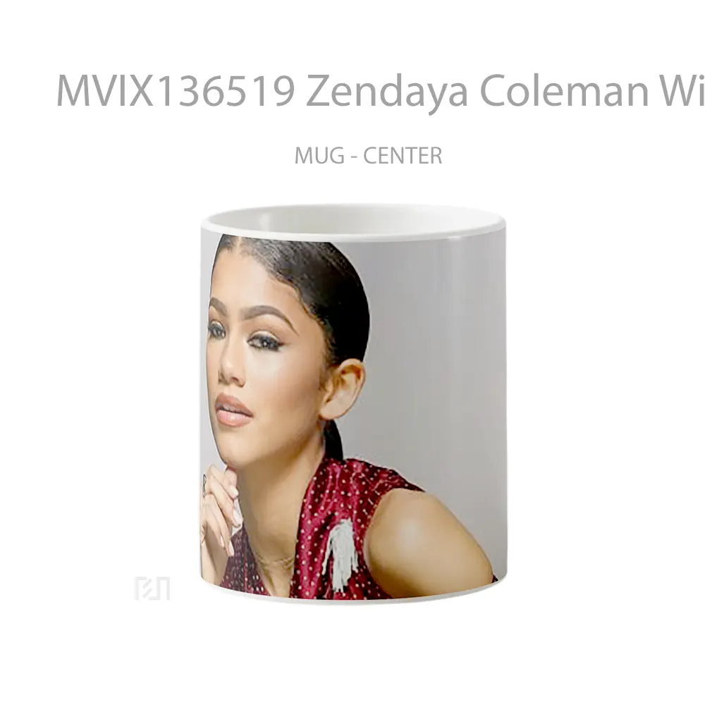 Mug Zendaya Coleman With Makeup Gelas Selebriti
