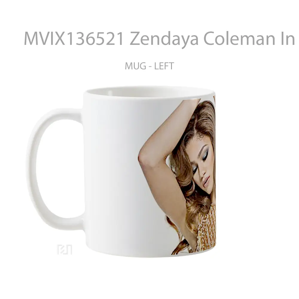 Mug Zendaya Coleman In Golden Dress Gelas Selebriti - All-side / Desain