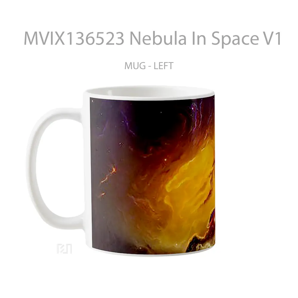 Mug Nebula In Space V1 Gelas Astronomi - All-side / Desain