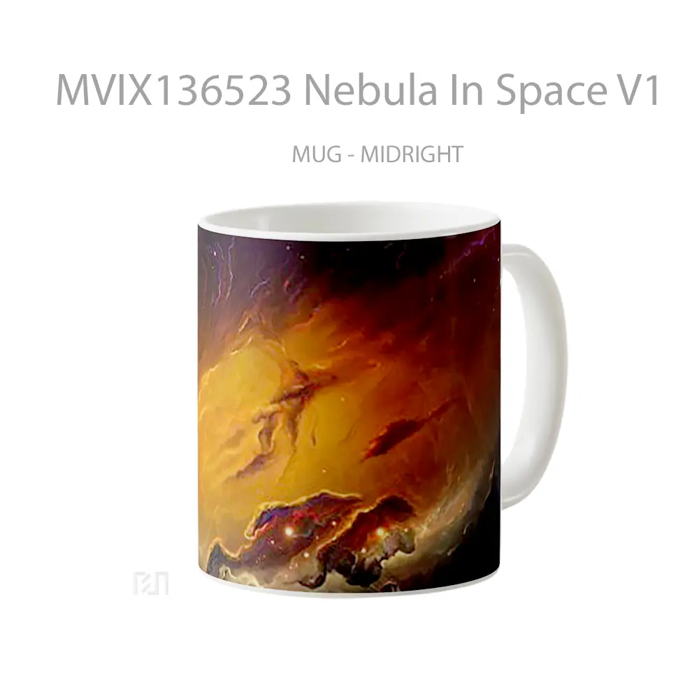 Mug Nebula In Space V1 Gelas Astronomi - All-side / Desain