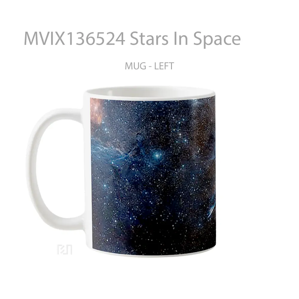Mug Stars In Space Gelas Astronomi - All-side / Desain
