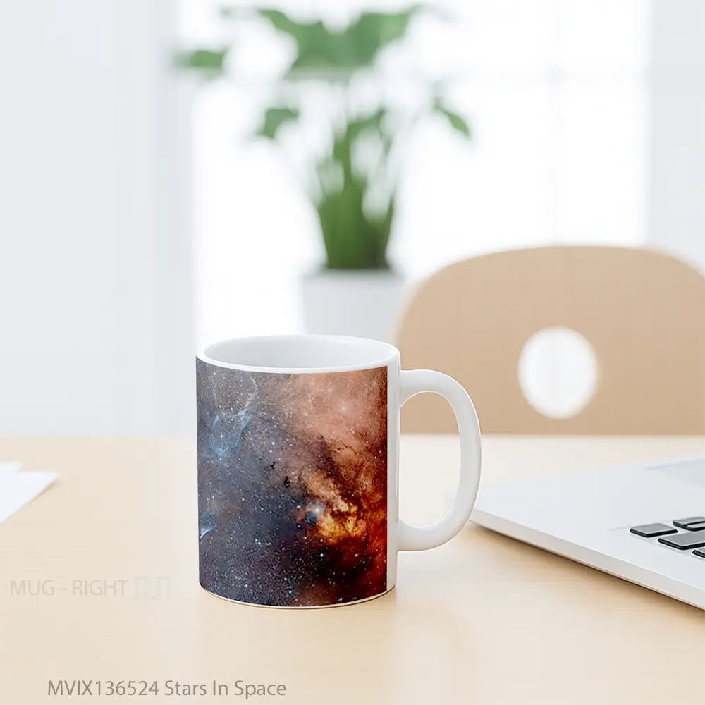 Mug Stars In Space Gelas Astronomi - All-side / Desain