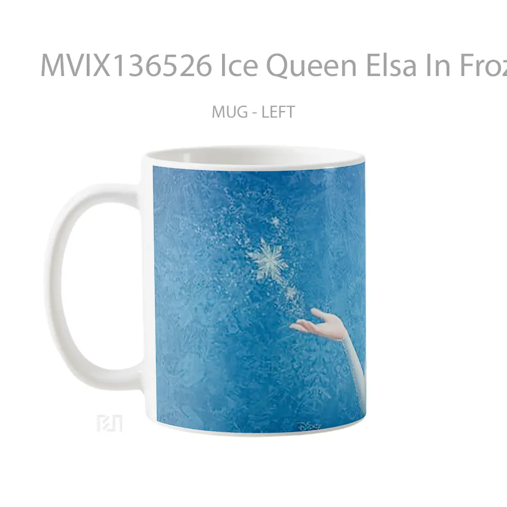 Mug Ice Queen Elsa In Frozen Gelas Keramik Unik - All-side / Desain