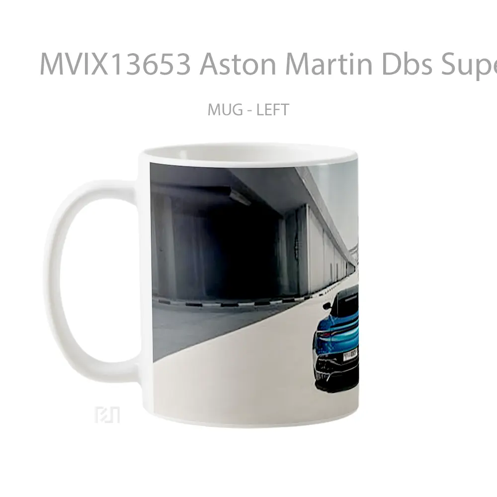 Mug Aston Martin Dbs Superleggera Cangkir Mobil - All-side / Desain