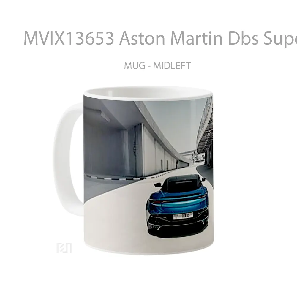 Mug Aston Martin Dbs Superleggera Cangkir Mobil - All-side / Desain