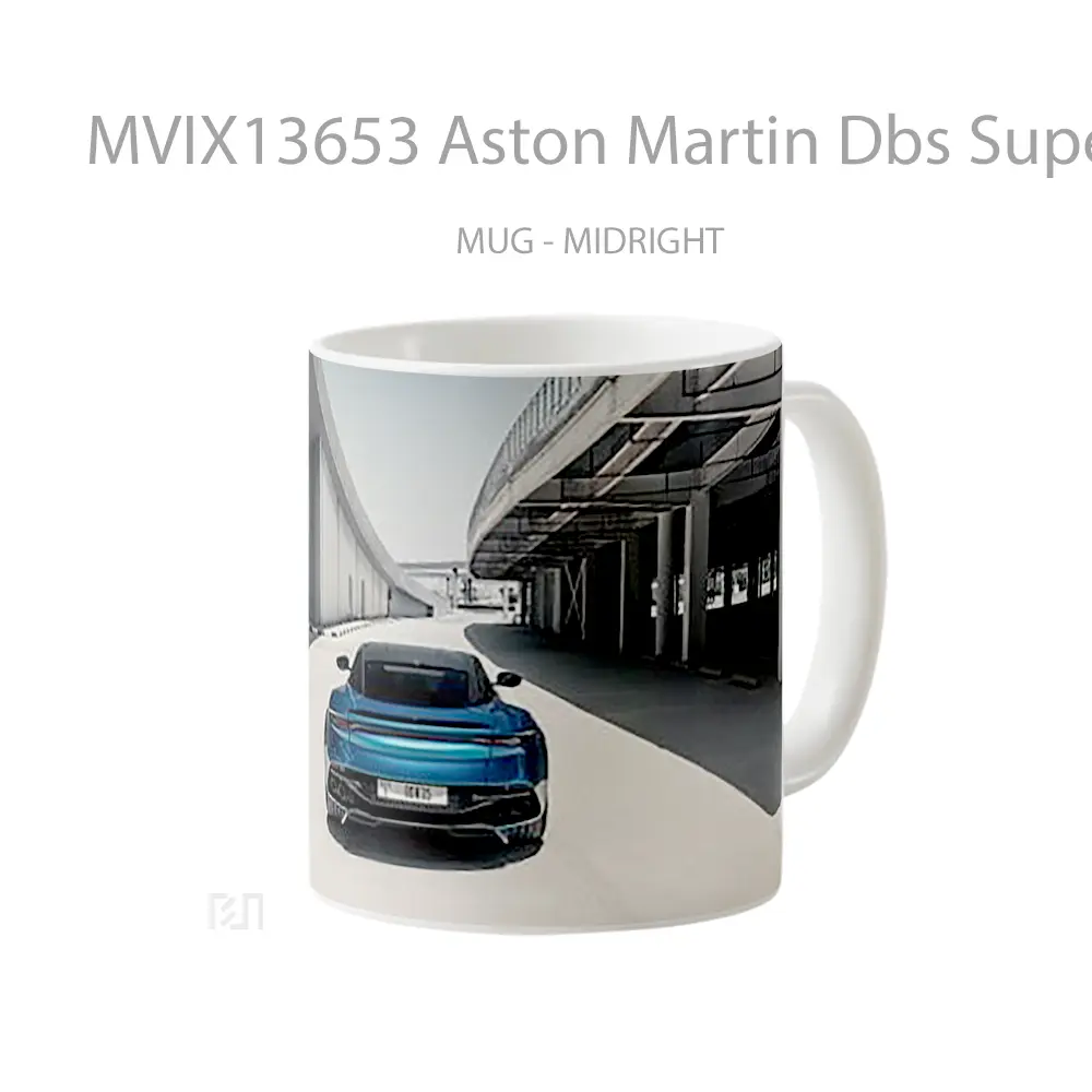 Mug Aston Martin Dbs Superleggera Cangkir Mobil - All-side / Desain