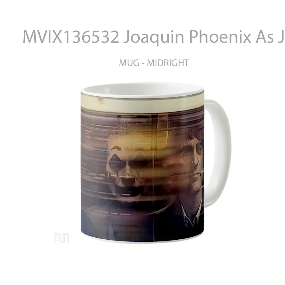 Mug Joaquin Phoenix As Joker Realist Fanart Gelas Superhero - All-side / Desain