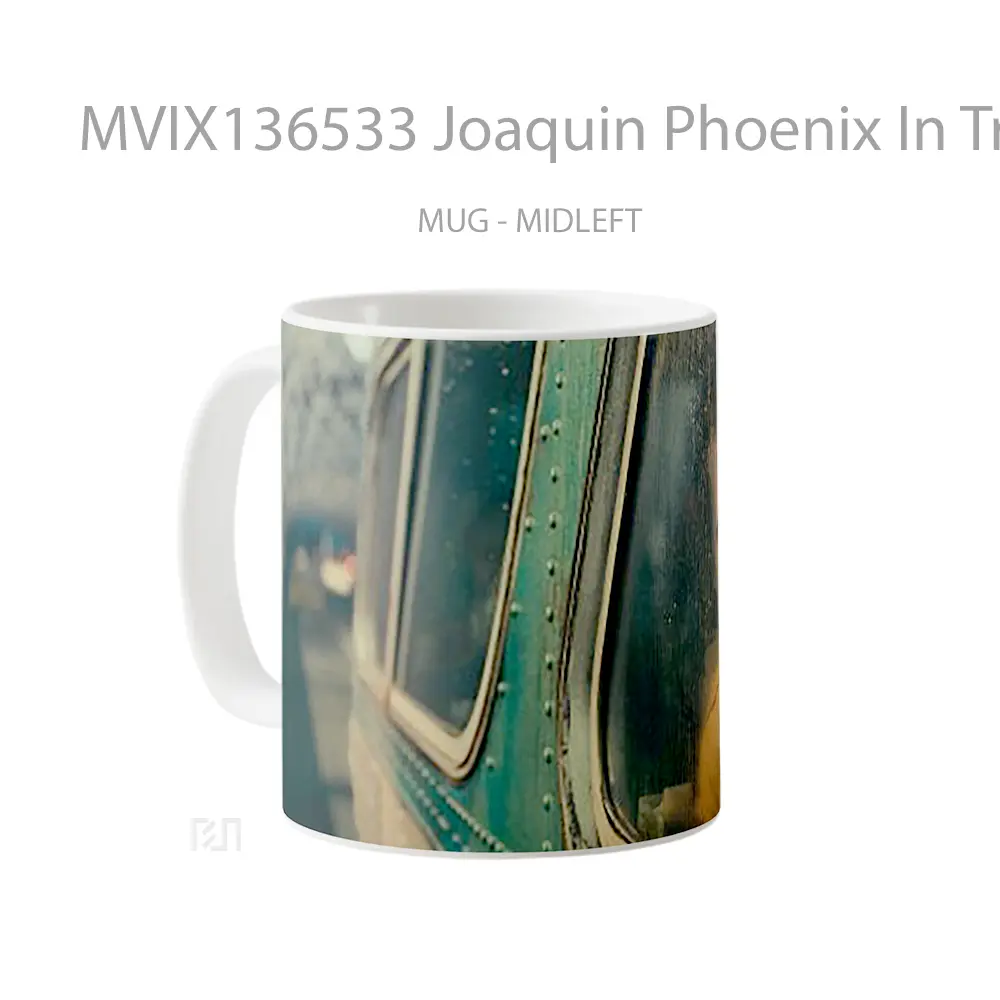 Mug Joaquin Phoenix In Train In Joker Gelas Superhero - All-side / Desain