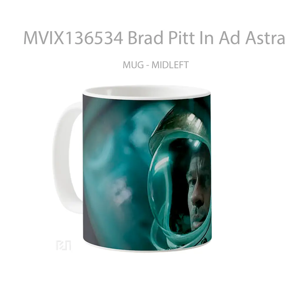 Mug Brad Pitt In Ad Astra Gelas Selebriti - All-side / Desain