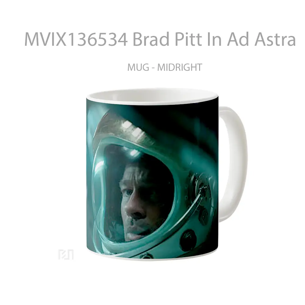 Mug Brad Pitt In Ad Astra Gelas Selebriti - All-side / Desain