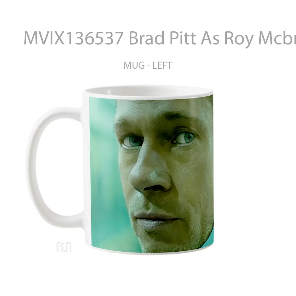 Mug Brad Pitt As Roy Mcbride In Ad Astra Gelas Selebriti - All-side / Desain