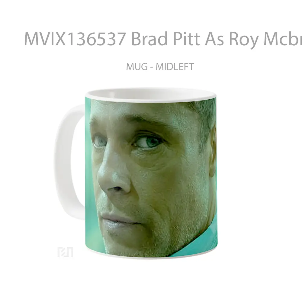 Mug Brad Pitt As Roy Mcbride In Ad Astra Gelas Selebriti - All-side / Desain