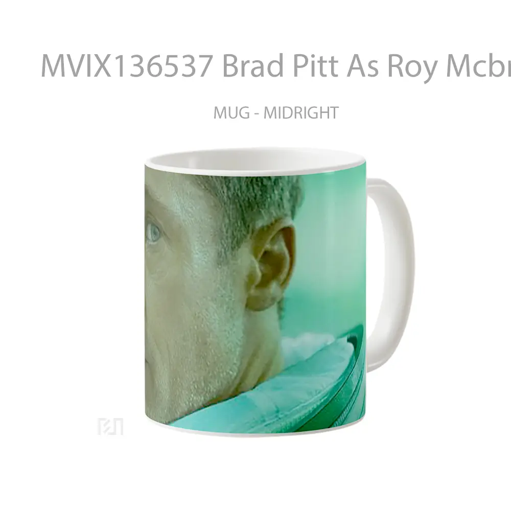 Mug Brad Pitt As Roy Mcbride In Ad Astra Gelas Selebriti - All-side / Desain