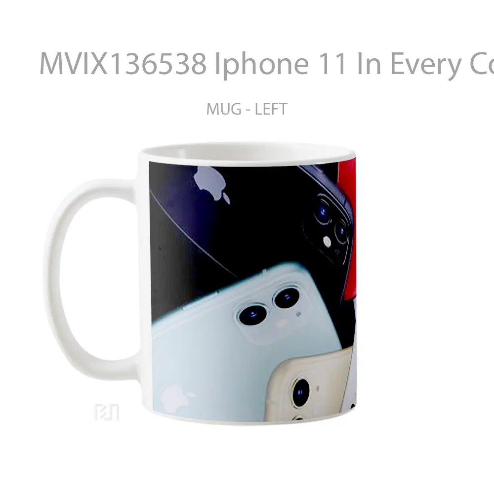 Mug Iphone 11 In Every Color Gelas Keramik Unik - All-side / Desain