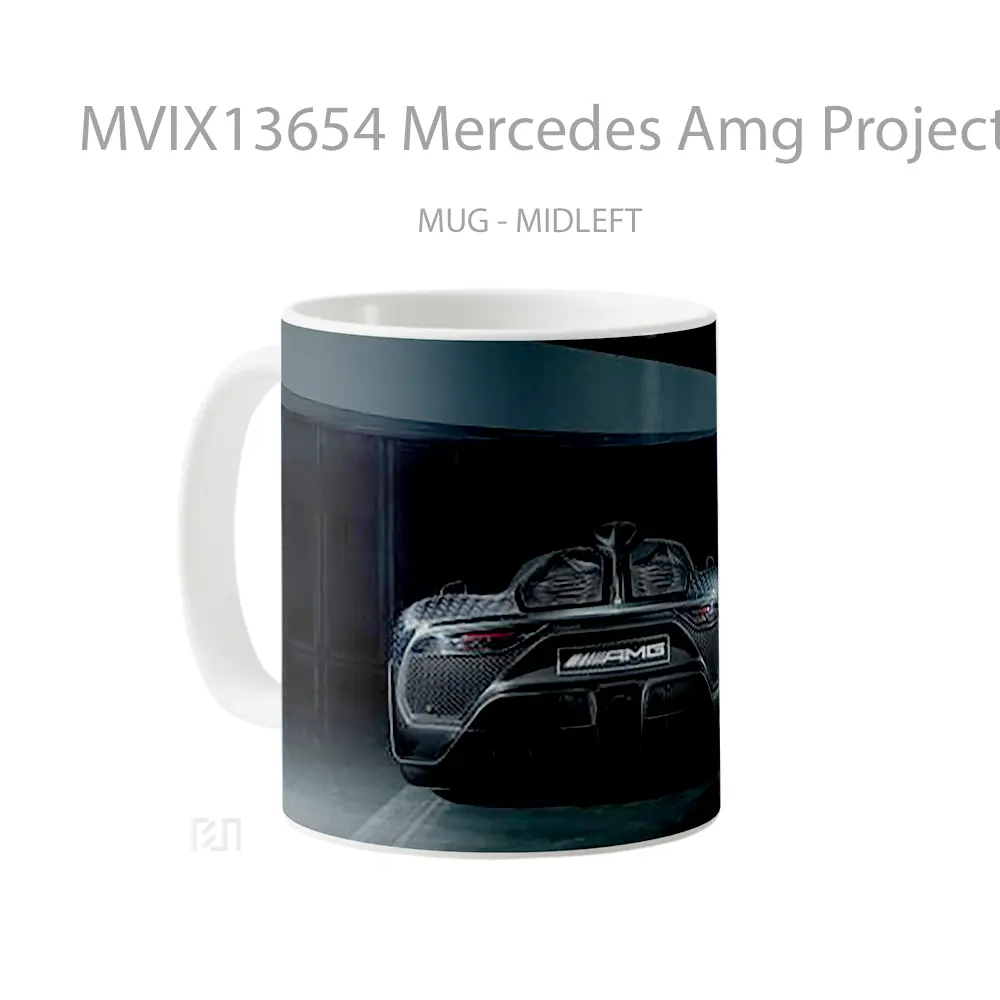 Mug Mercedes Amg Project One Rear Cangkir Mobil - All-side / Desain