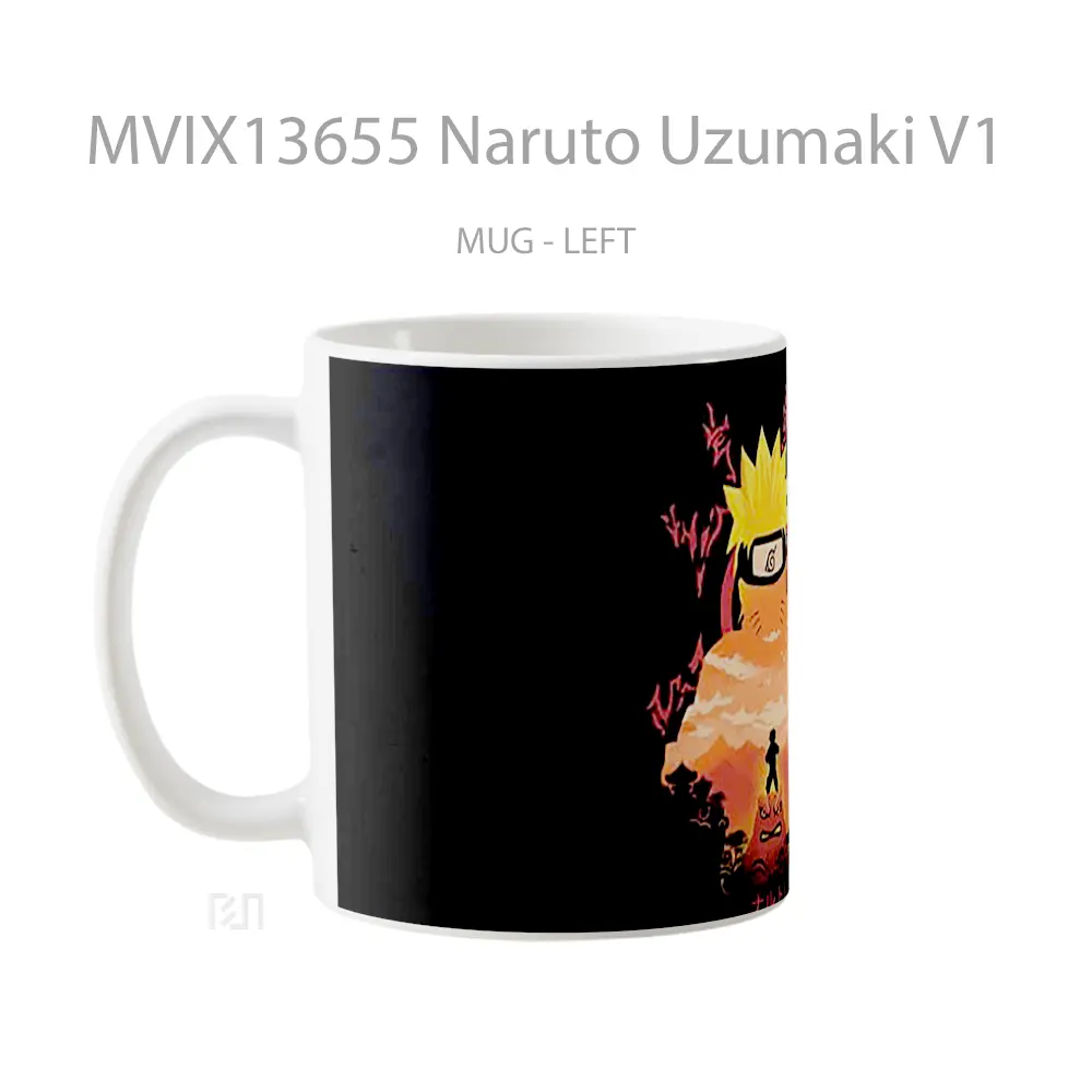 Mug Naruto Uzumaki V1 Cangkir Anime - All-side / Desain