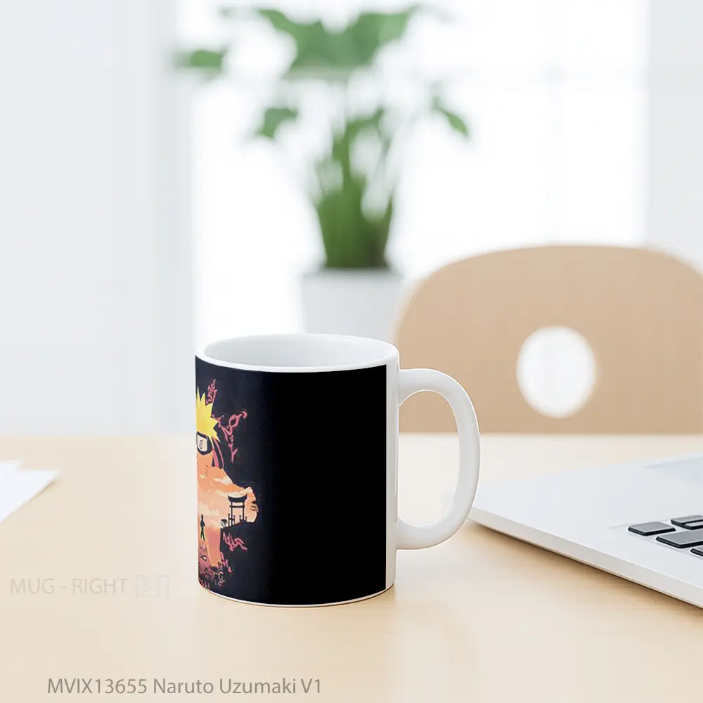 Mug Naruto Uzumaki V1 Cangkir Anime - All-side / Desain