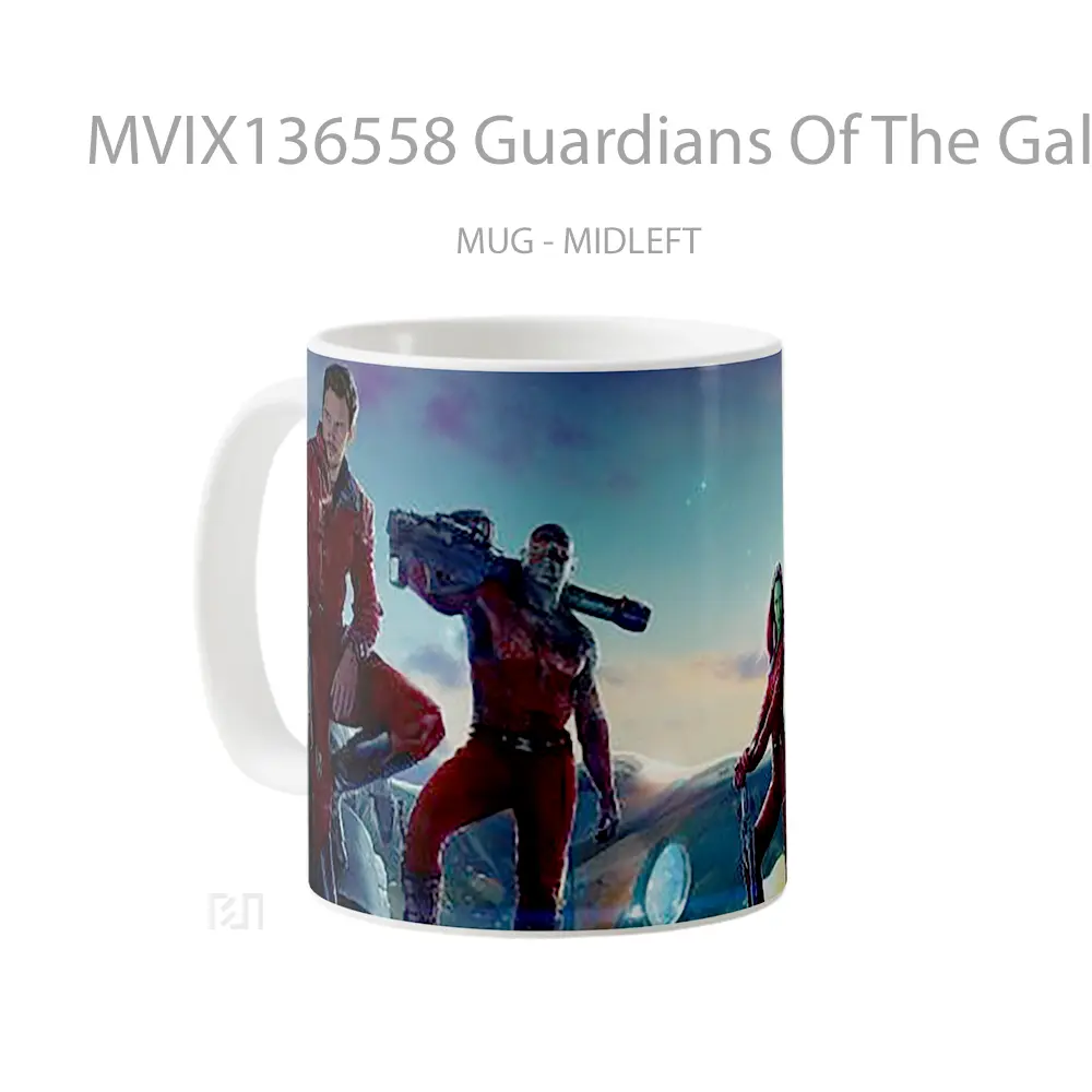 Mug Guardians Of The Galaxy Movie Gelas Superhero - All-side / Desain
