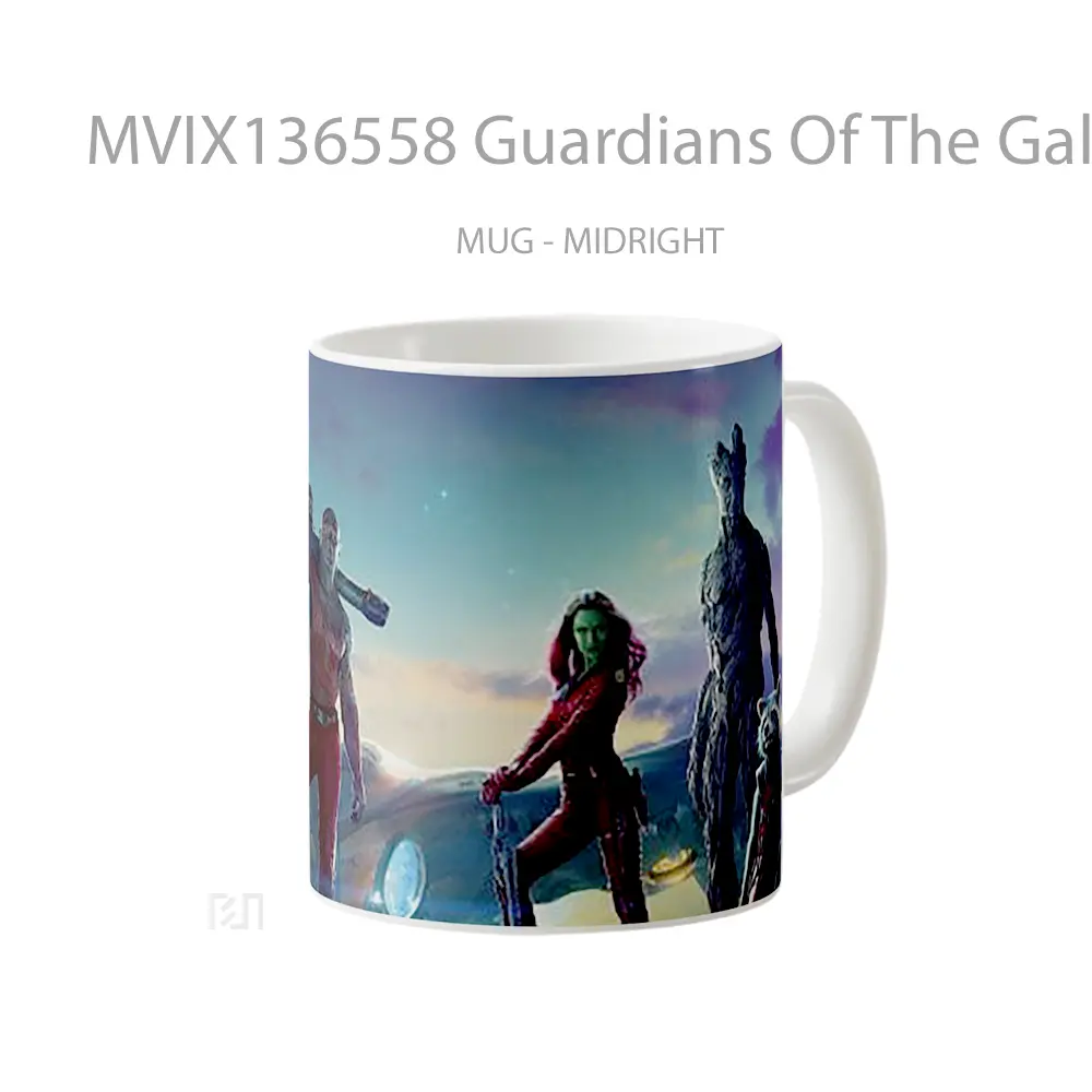 Mug Guardians Of The Galaxy Movie Gelas Superhero - All-side / Desain