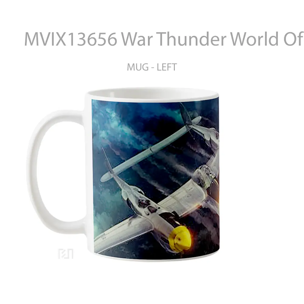 Mug War Thunder World Of Planes Gelas Keramik Unik - All-side / Desain