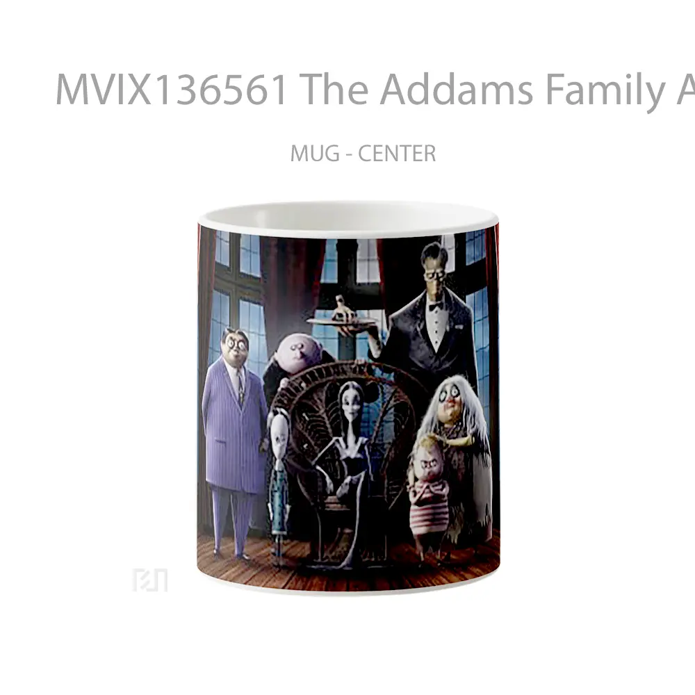 Mug The Addams Family Animated Gelas Keramik Unik