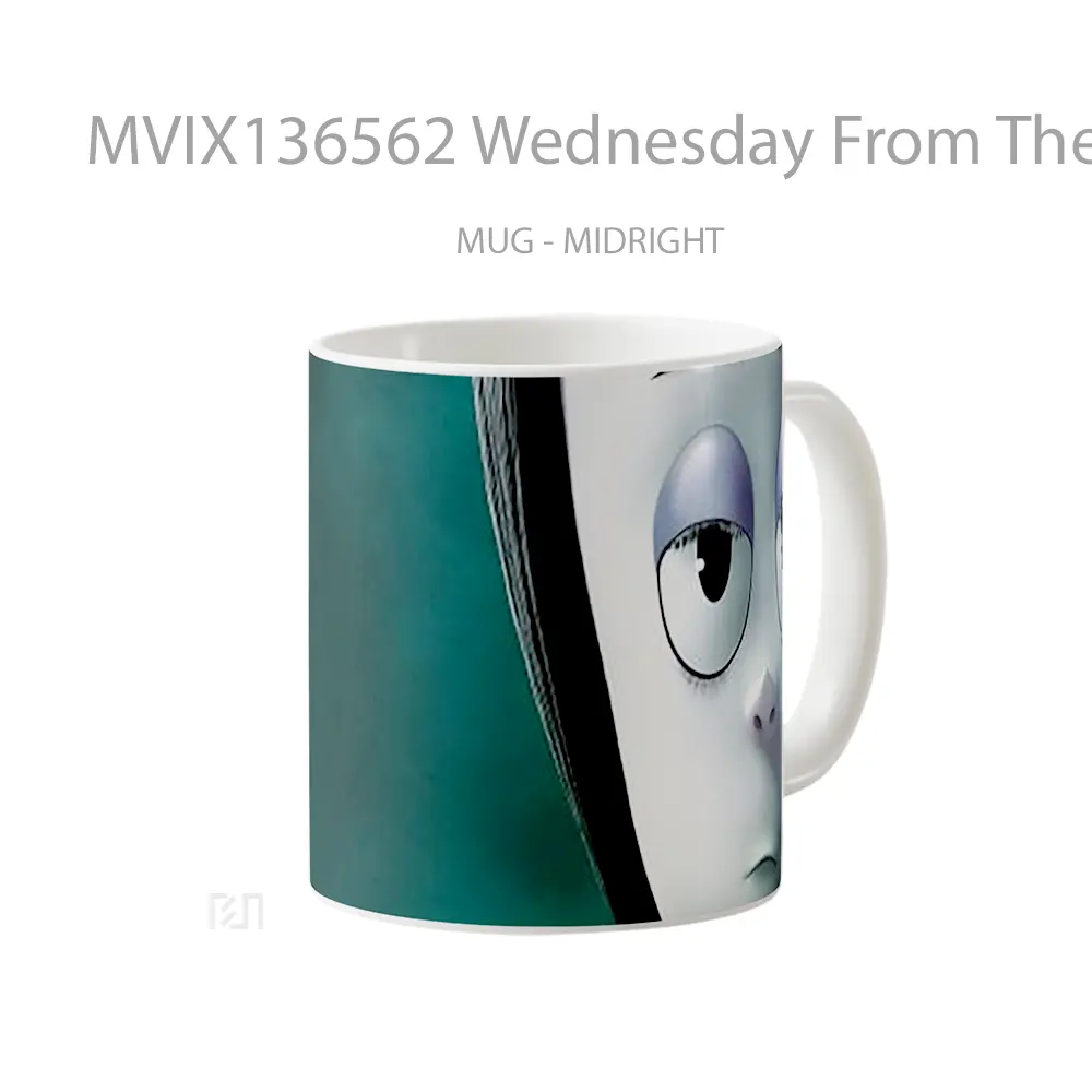 Mug Wednesday From The Addams Family Gelas Keramik Unik - All-side / Desain