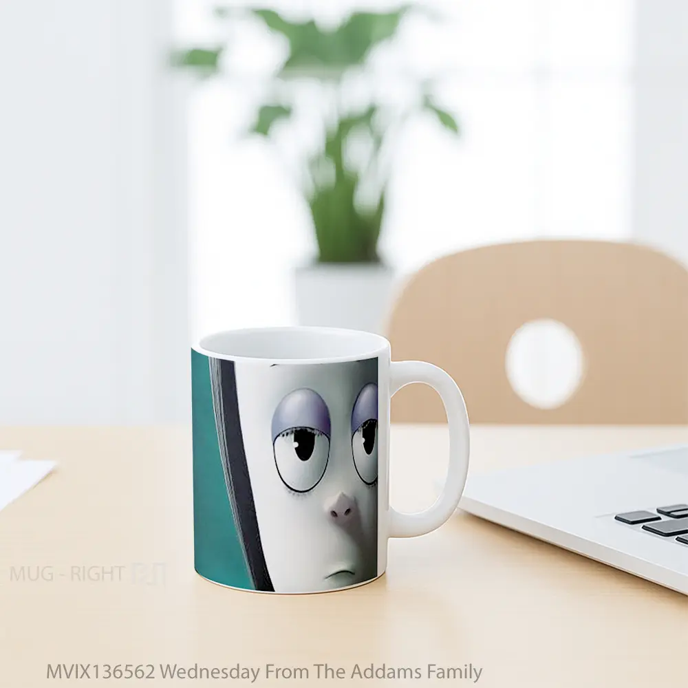 Mug Wednesday From The Addams Family Gelas Keramik Unik - All-side / Desain