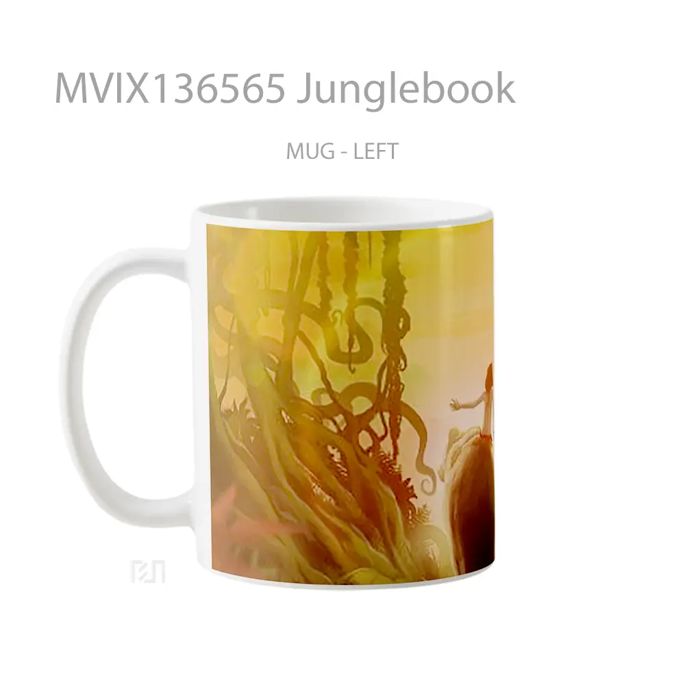Mug Junglebook Gelas Keramik Unik - All-side / Desain