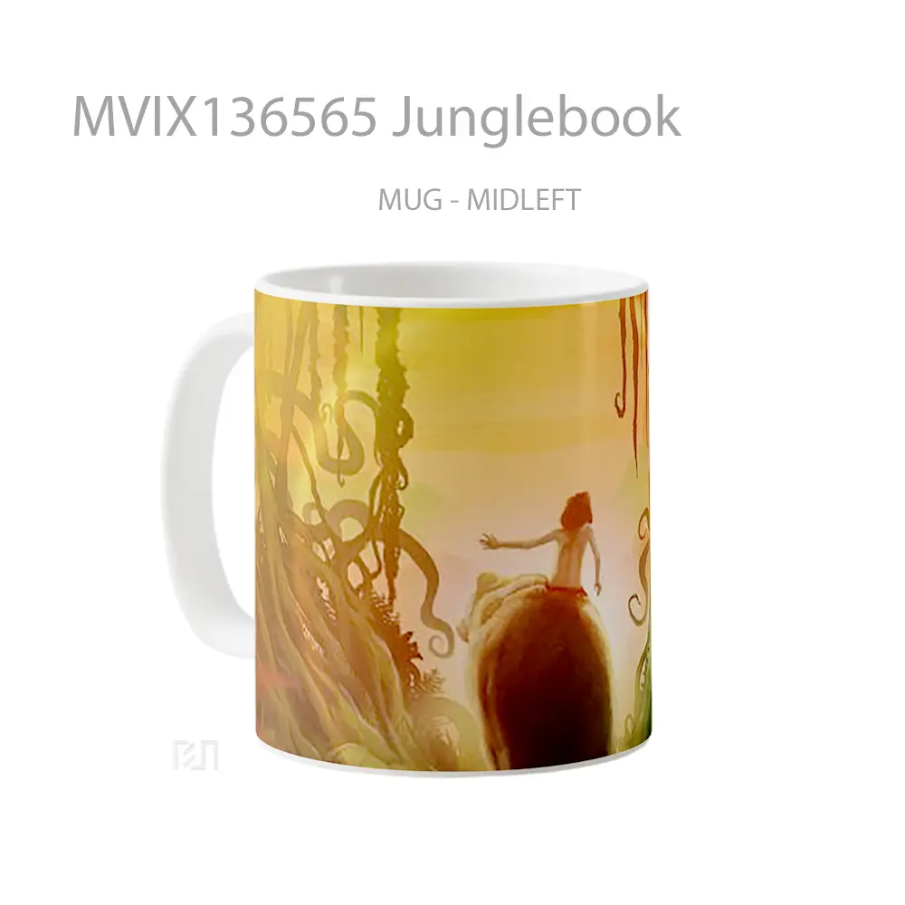 Mug Junglebook Gelas Keramik Unik - All-side / Desain