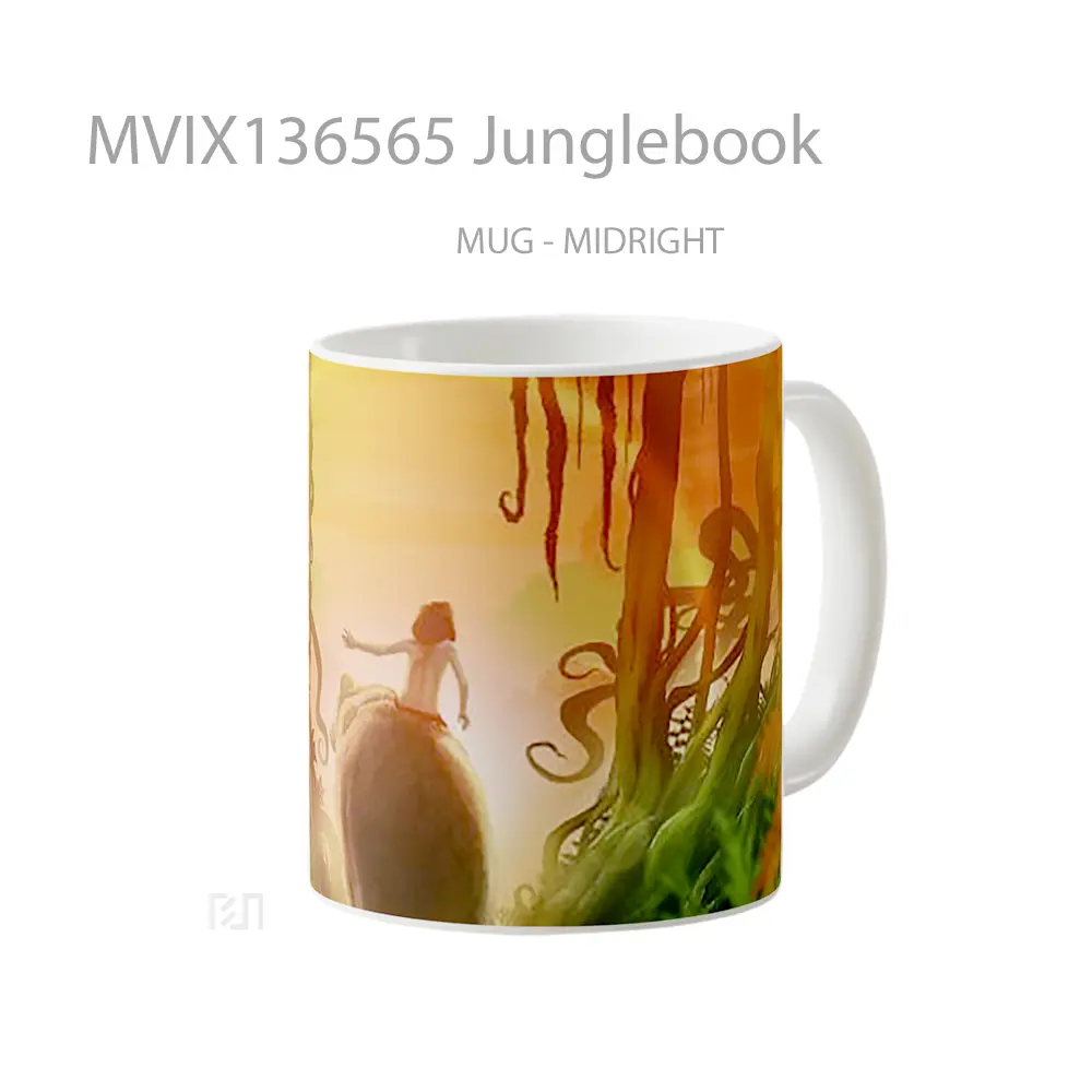 Mug Junglebook Gelas Keramik Unik - All-side / Desain