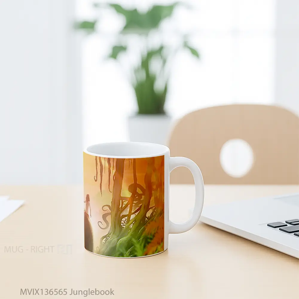 Mug Junglebook Gelas Keramik Unik - All-side / Desain