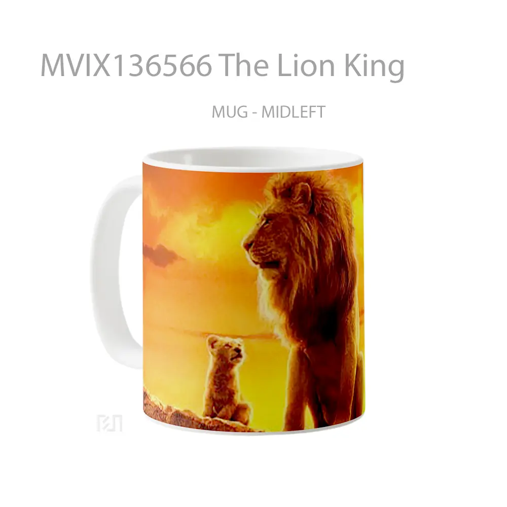 Mug The Lion King Gelas Hewan Lucu - All-side / Desain