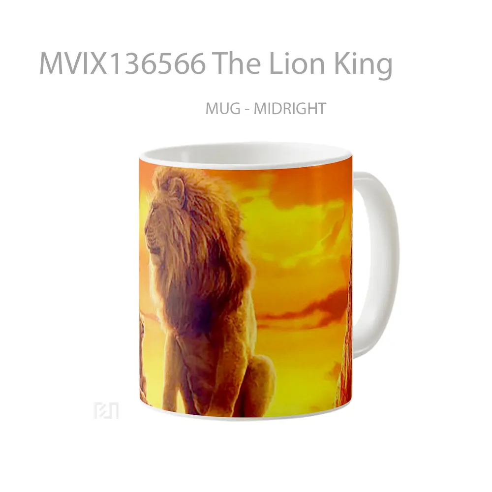Mug The Lion King Gelas Hewan Lucu - All-side / Desain