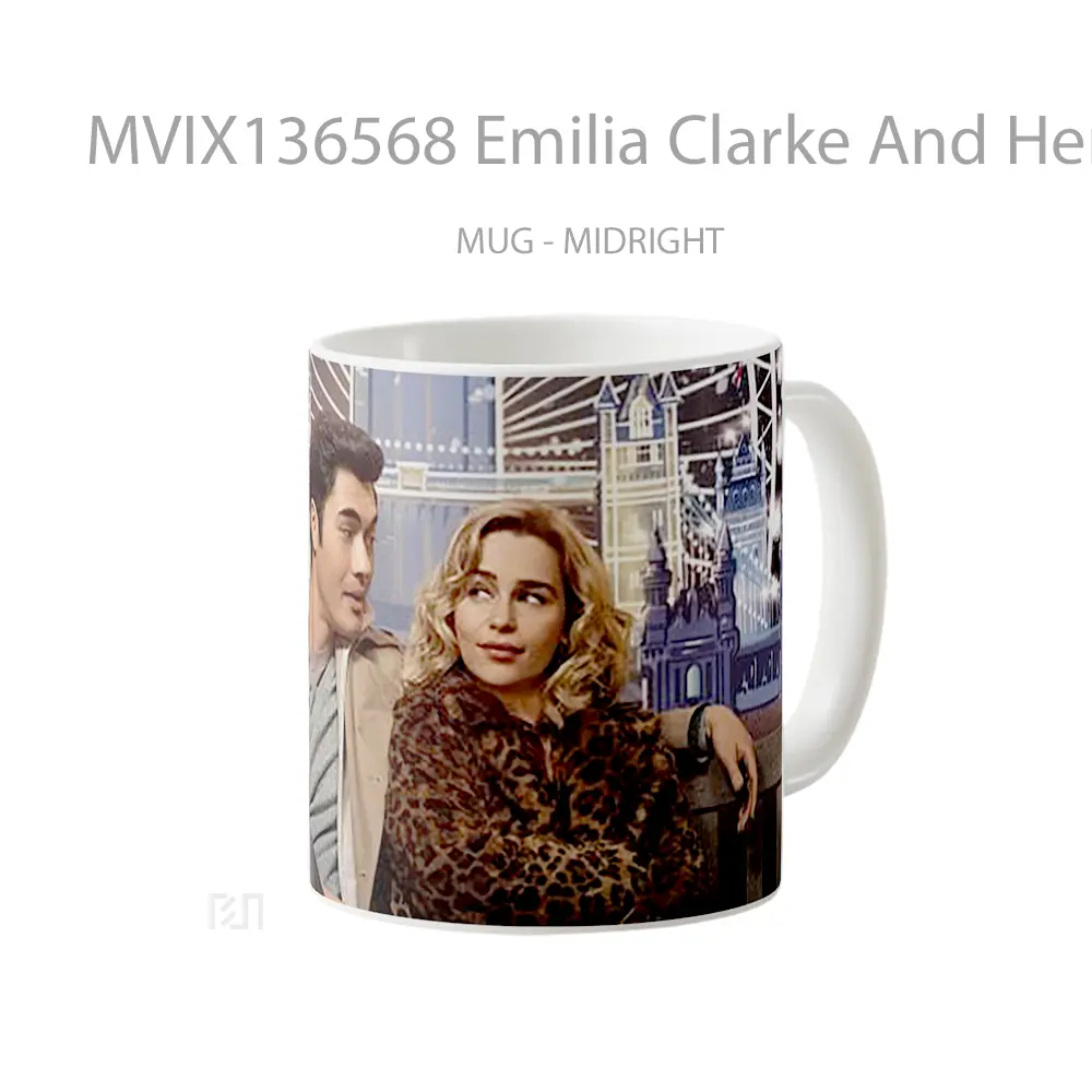 Mug Emilia Clarke And Henry Golding In Last Christmas Gelas Keramik Unik - All-side / Desain