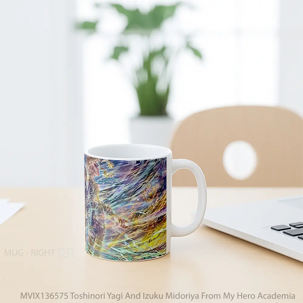 Mug Toshinori Yagi And Izuku Midoriya From My Hero Academia Cangkir Anime - All-side / Desain