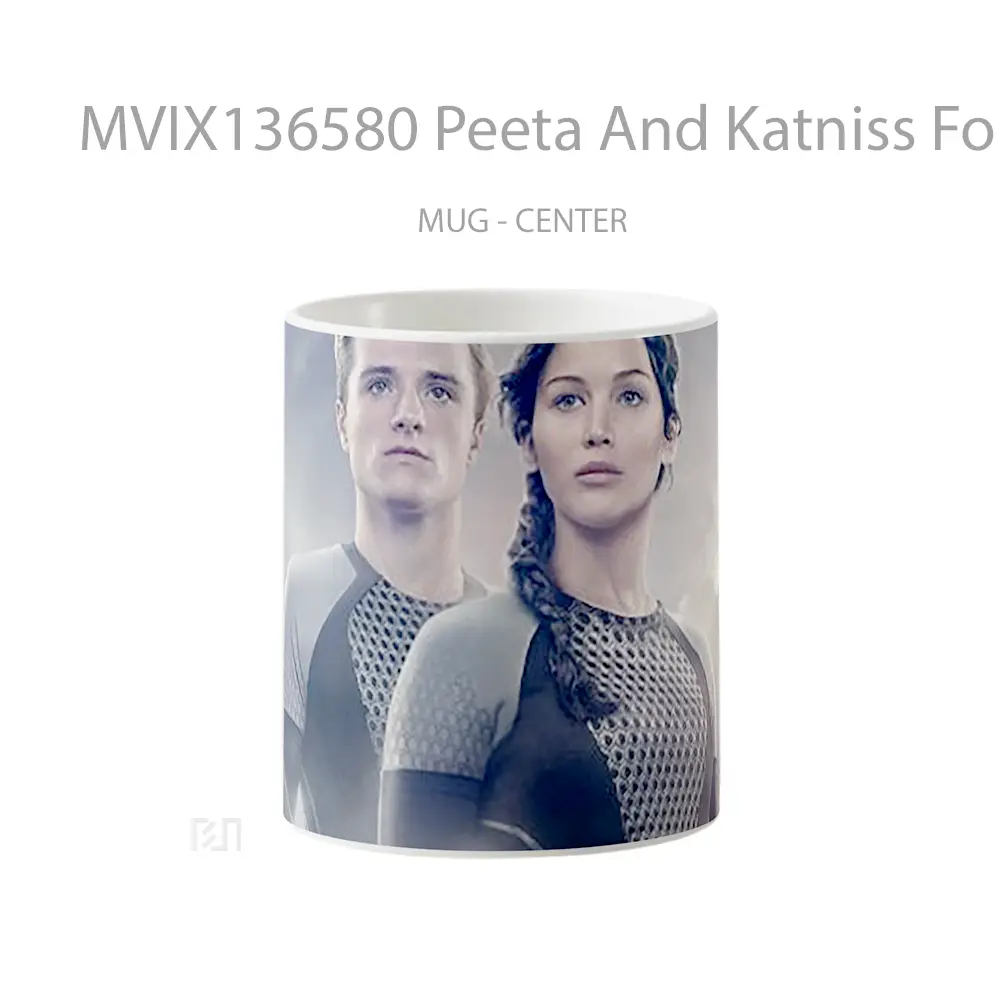 Mug Peeta And Katniss For On Fire Gelas Keramik Unik