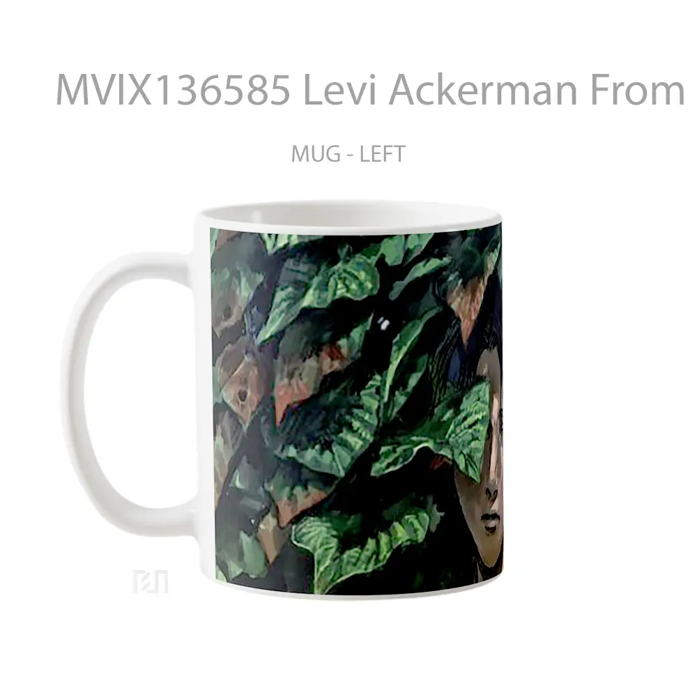 Mug Levi Ackerman From Attack On Titans Gelas Keramik Unik - All-side / Desain