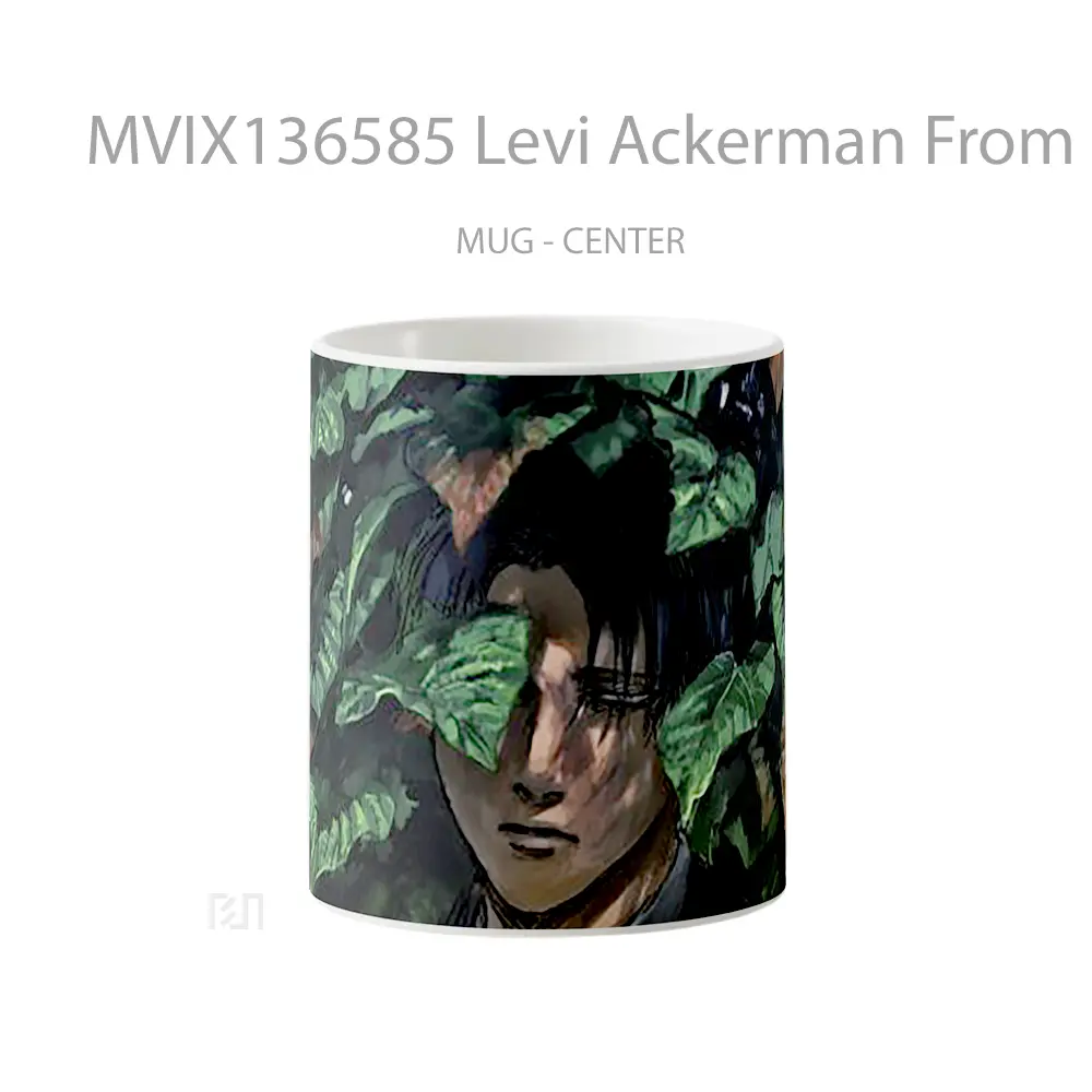 Mug Levi Ackerman From Attack On Titans Gelas Keramik Unik
