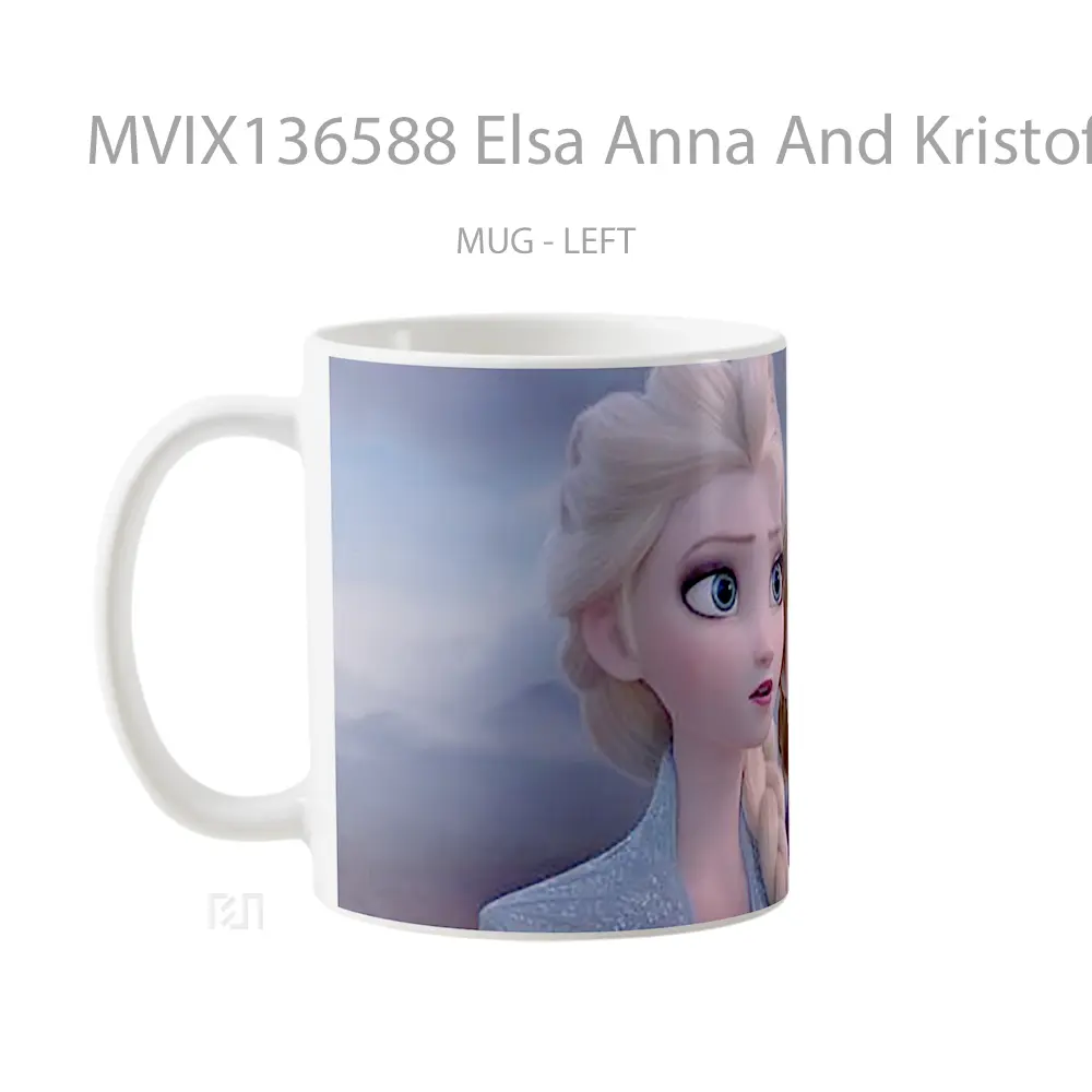 Mug Elsa Anna And Kristoff From Frozen 2 Gelas Keramik Unik - All-side / Desain