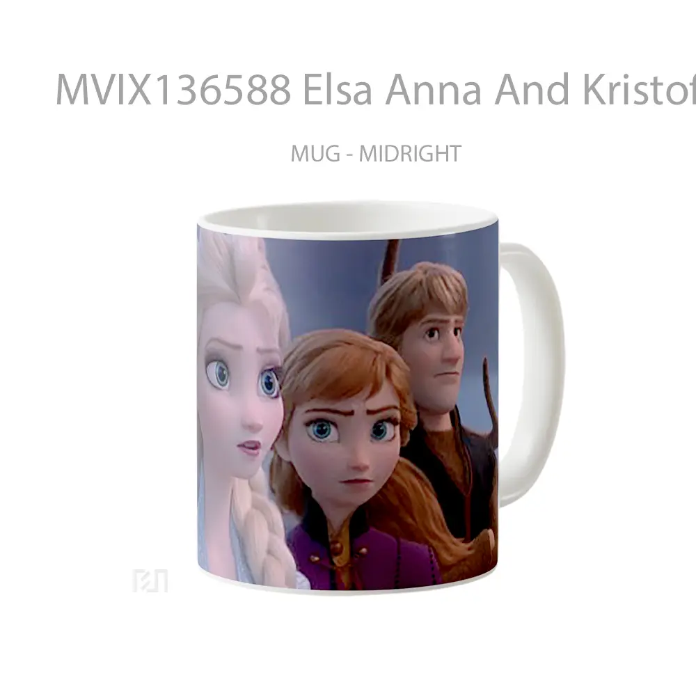 Mug Elsa Anna And Kristoff From Frozen 2 Gelas Keramik Unik - All-side / Desain