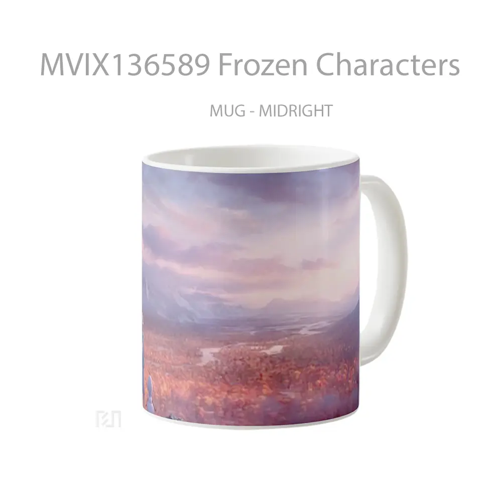 Mug Frozen Characters Gelas Keramik Unik - All-side / Desain