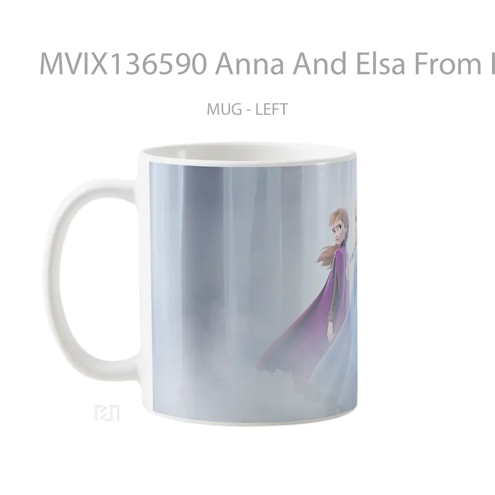Mug Anna And Elsa From Frozen 2 Gelas Keramik Unik - All-side / Desain