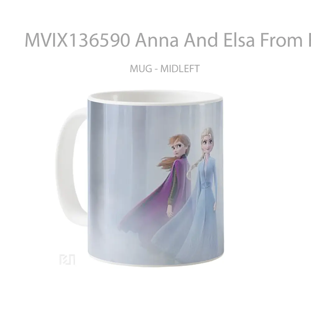 Mug Anna And Elsa From Frozen 2 Gelas Keramik Unik - All-side / Desain