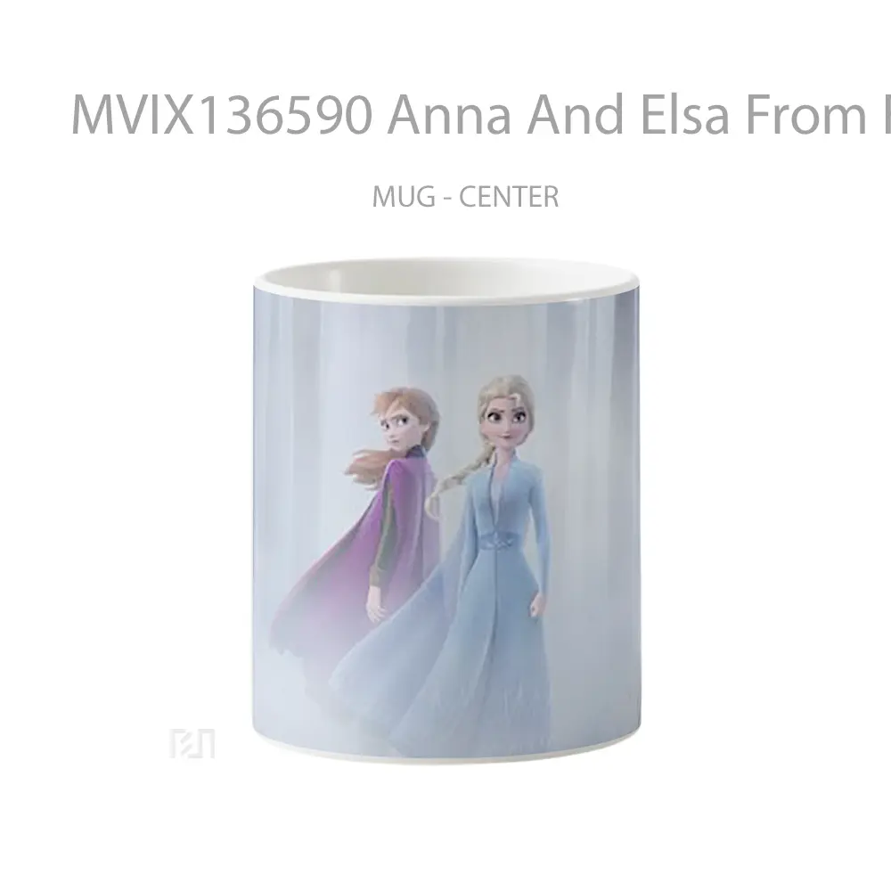 Mug Anna And Elsa From Frozen 2 Gelas Keramik Unik