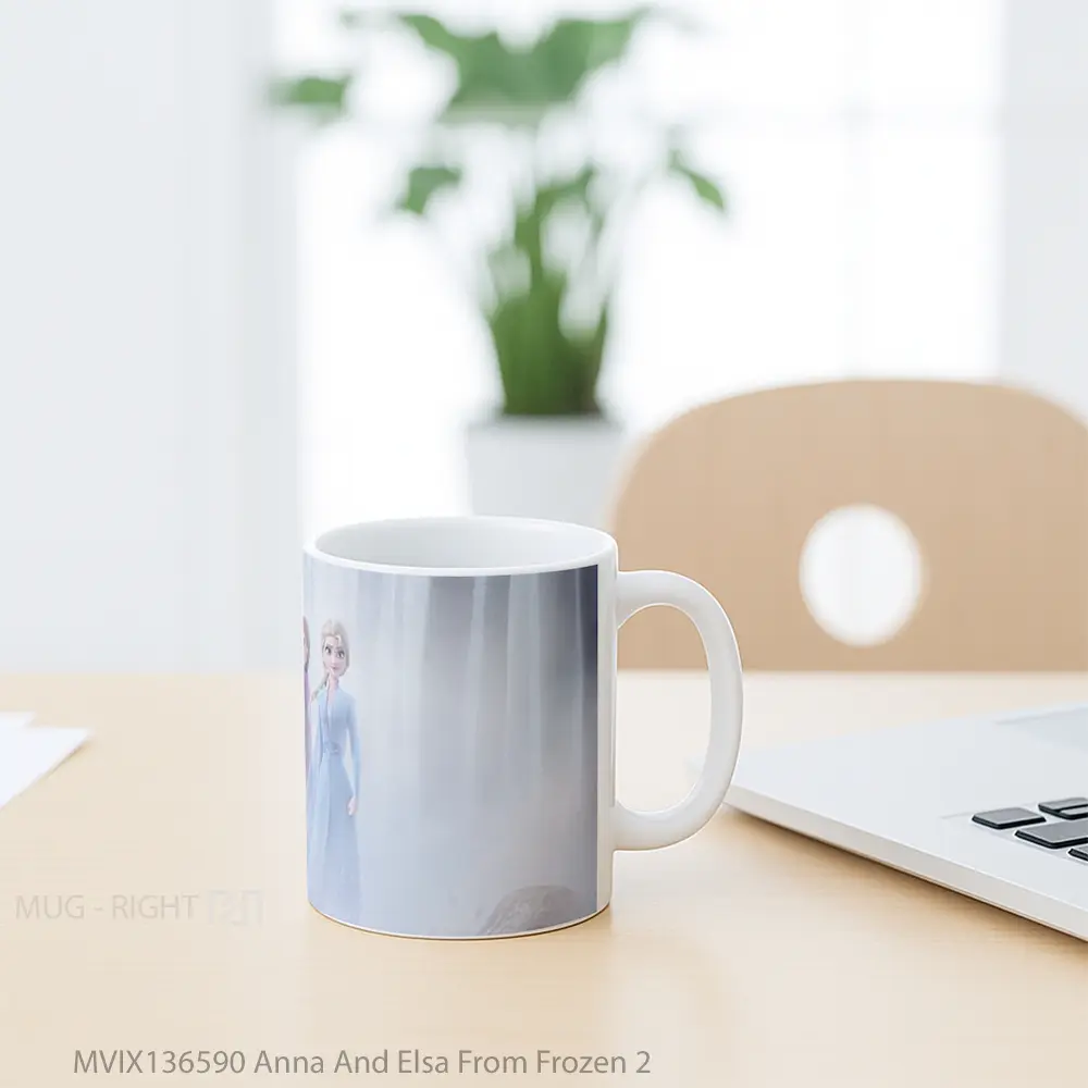 Mug Anna And Elsa From Frozen 2 Gelas Keramik Unik - All-side / Desain