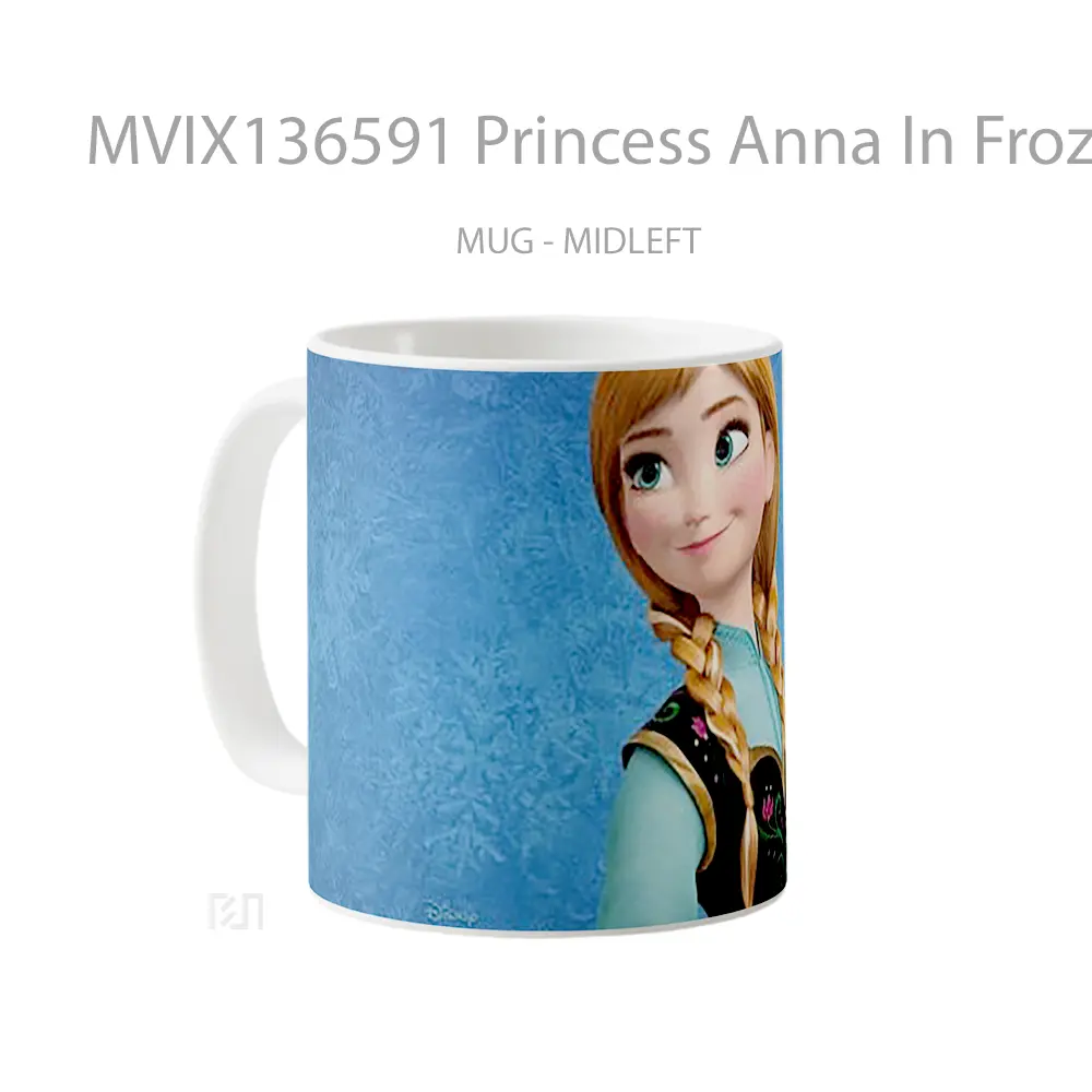 Mug Princess Anna In Frozen Gelas Keramik Unik - All-side / Desain