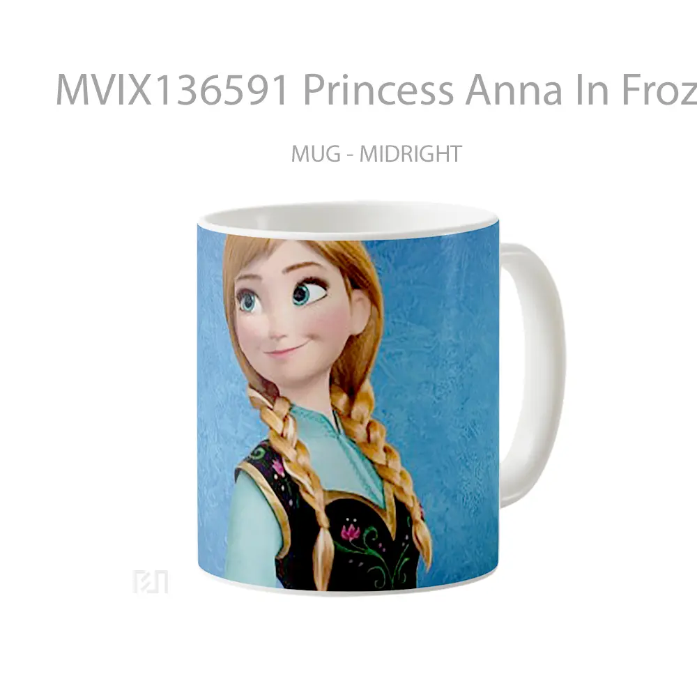 Mug Princess Anna In Frozen Gelas Keramik Unik - All-side / Desain
